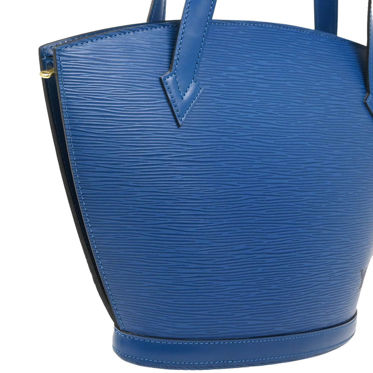 Louis Vuitton 1997 Blue Epi Saint Jacques Tote Handbag M52275