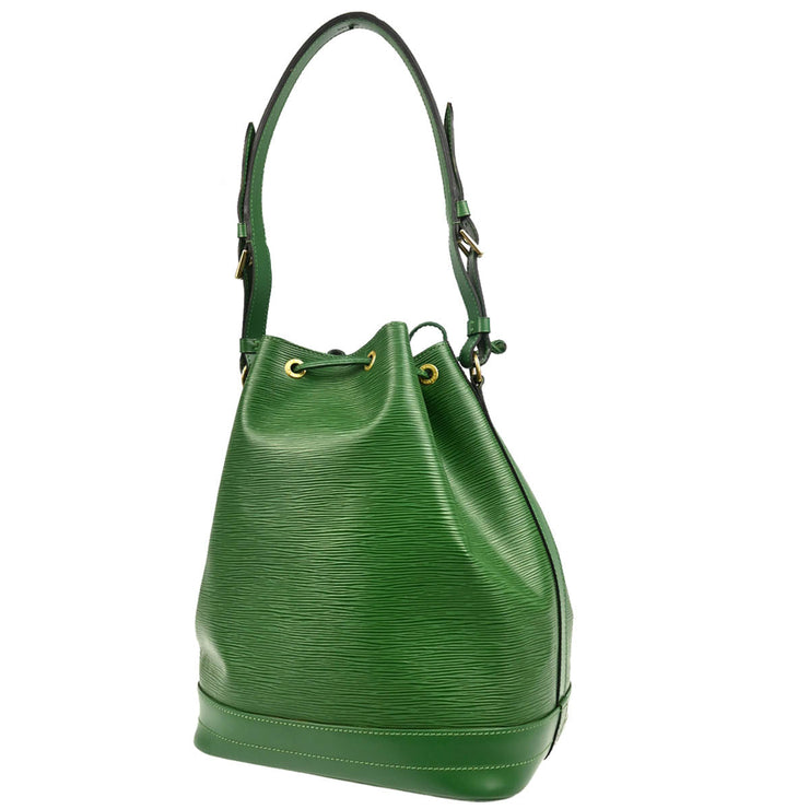 Louis Vuitton 1995 Green Epi Noe Drawstring Shoulder Bag M44004