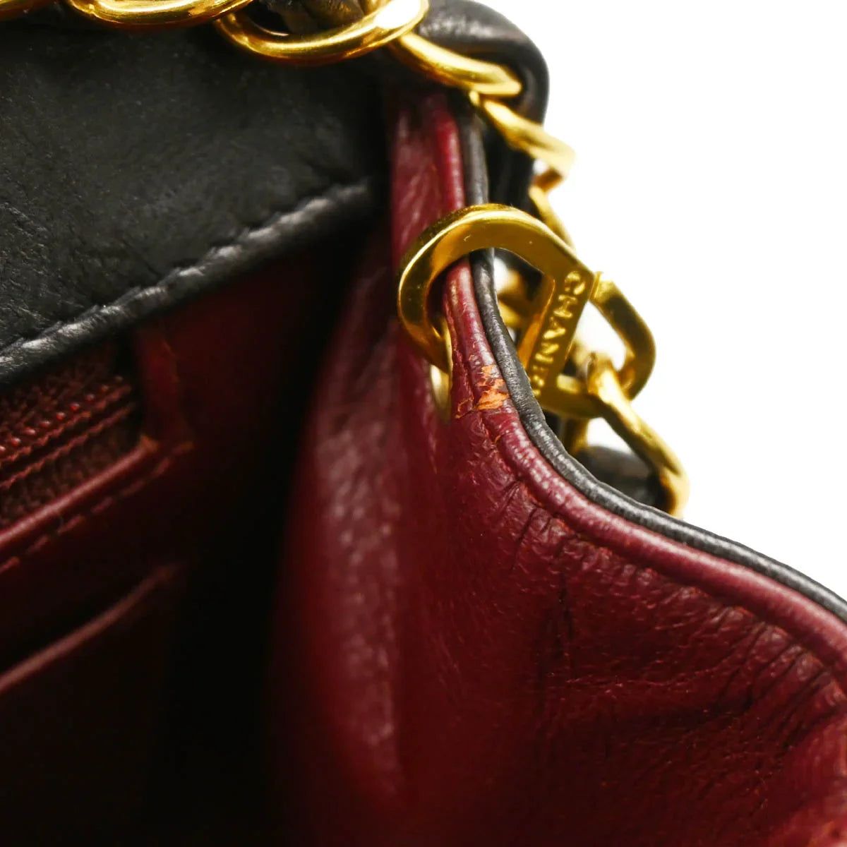 Chanel 1994-1996 Black Lambskin Small Diana Shoulder Bag