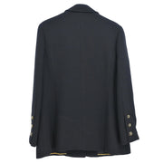 Chanel 1995 Single Breasted Jacket Black #44