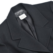 Chanel 1995 Single Breasted Jacket Black #44