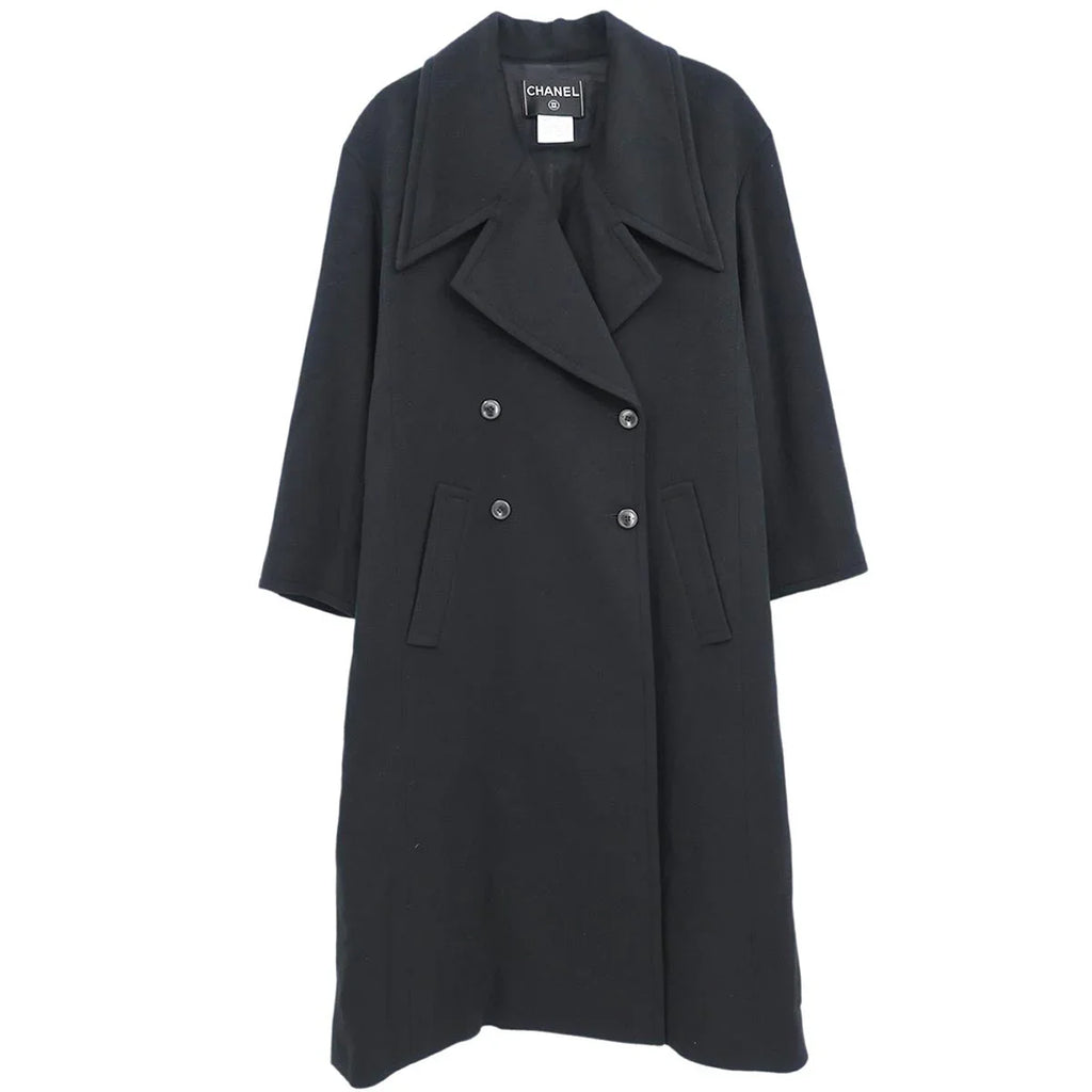Chanel 1998 Coat Black #38 – AMORE Vintage Tokyo