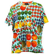 Gucci T-shirt Fruit Print Light Blue #M