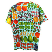 Gucci T-shirt Fruit Print Light Blue #M