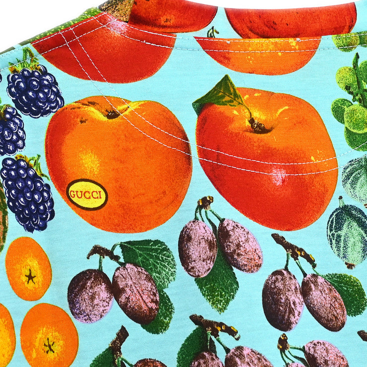 Gucci T-shirt Fruit Print Light Blue #M