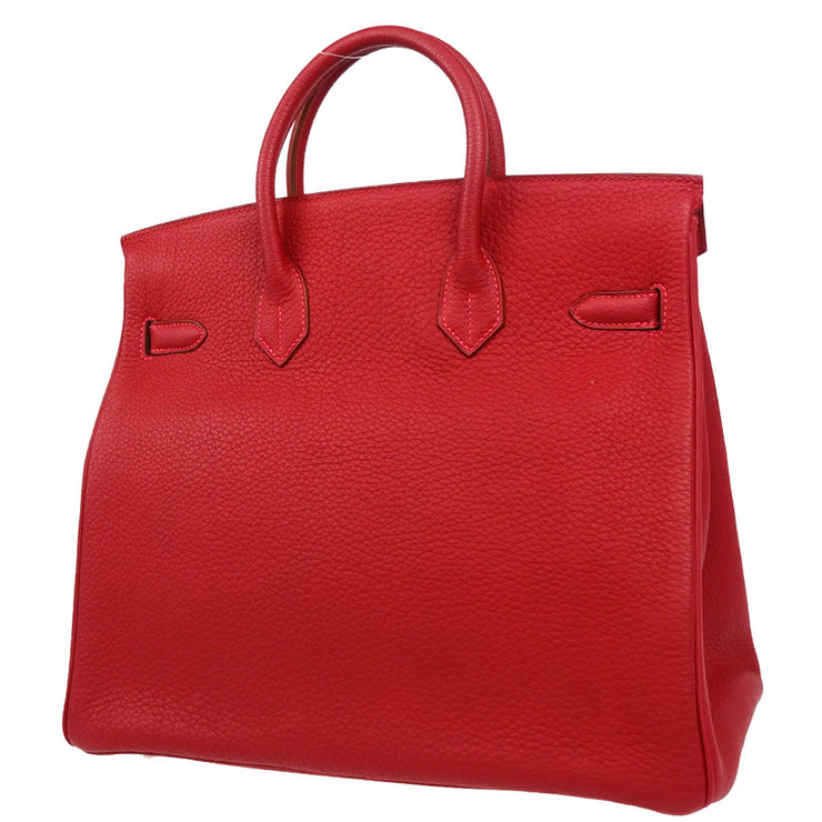 Hermes 2003 Rouge Vif Fjord Haut a Courroies 32 Handbag