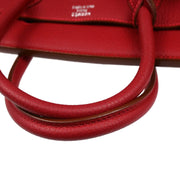 Hermes 2003 Rouge Vif Fjord Haut a Courroies 32 Handbag