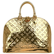 Louis Vuitton 2008 Gold Monogram Miroir Alma GM Handbag M95274