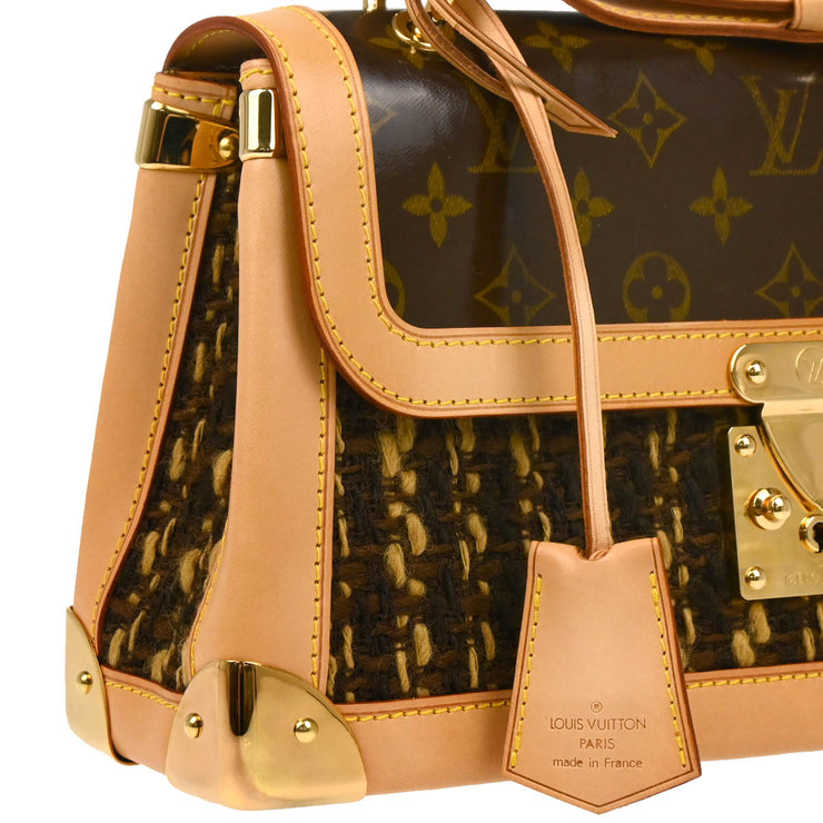 Louis Vuitton 2003 Monogram Tweedy Handbag M92820