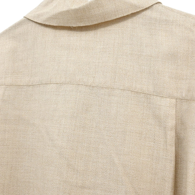 Chanel 1998 Blouse Shirt Beige #38