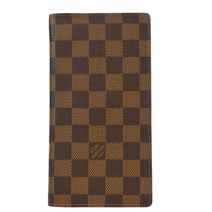 Louis Vuitton 2007 Damier Portefeuille Brazza Long Wallet N60017