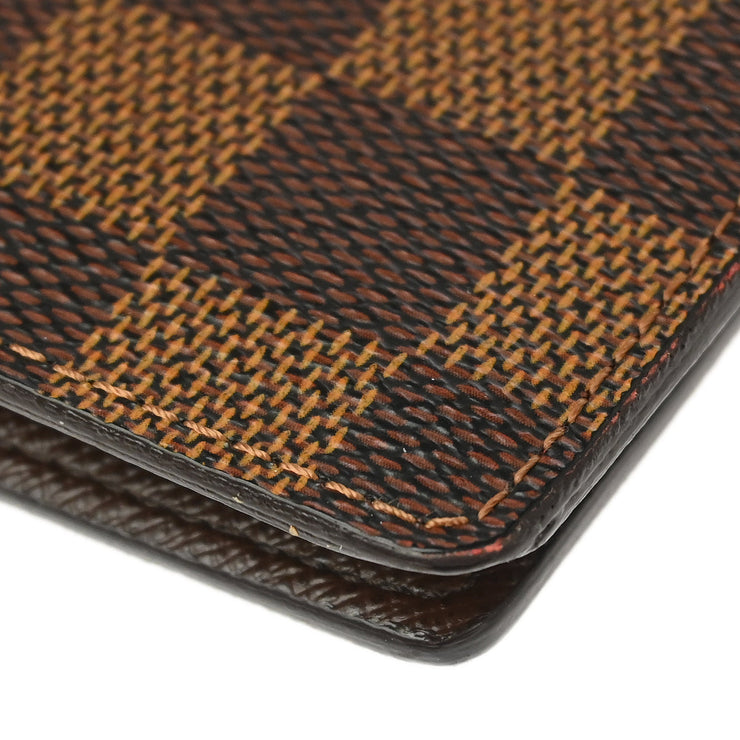 Louis Vuitton 2007 Damier Portefeuille Brazza Long Wallet N60017