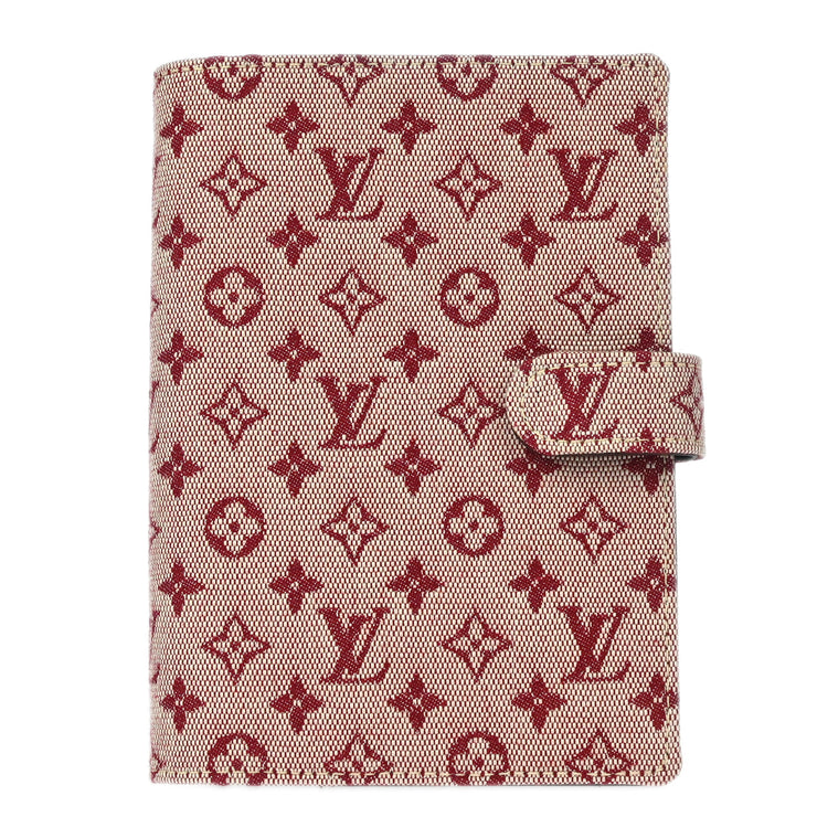 Louis Vuitton 2001 Monogram Mini Agenda PM Notebook Cover R20912 Small Good