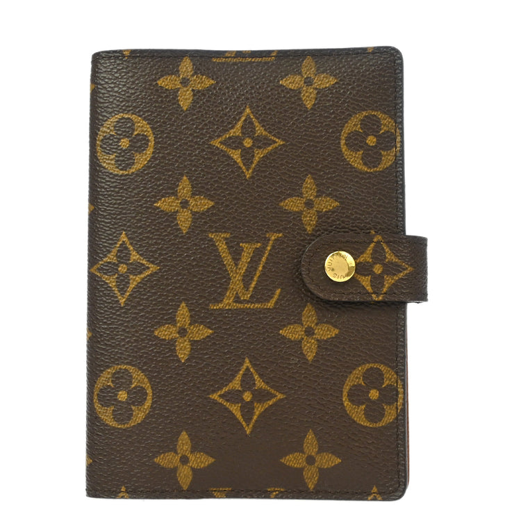 Louis Vuitton 2003 Monogram Agenda PM Notebook Cover R20005 Small Good