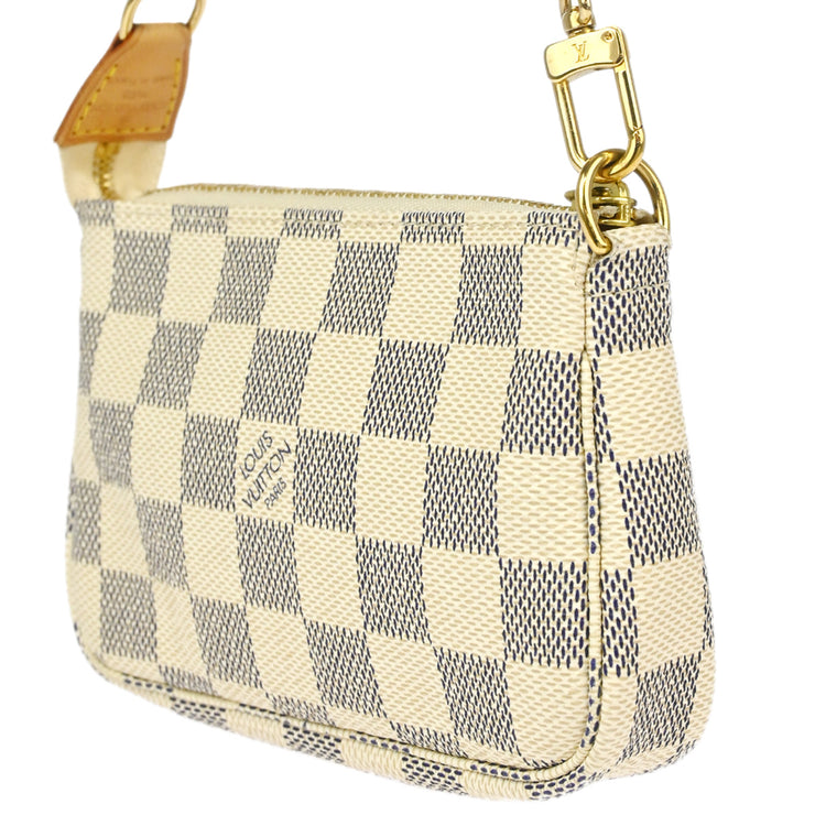 Louis Vuitton 2007 Damier Azur Mini Pochette Accessoires N58010