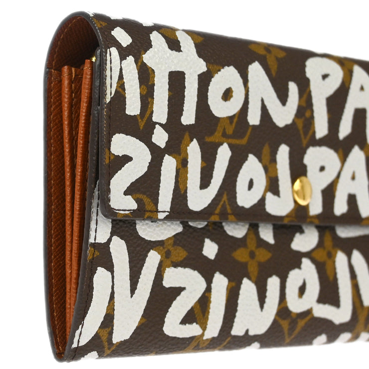 Louis Vuitton 2001 Monogram Graffiti Porte Monnaie Credit M92189