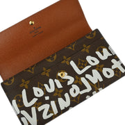 Louis Vuitton 2001 Monogram Graffiti Porte Monnaie Credit M92189