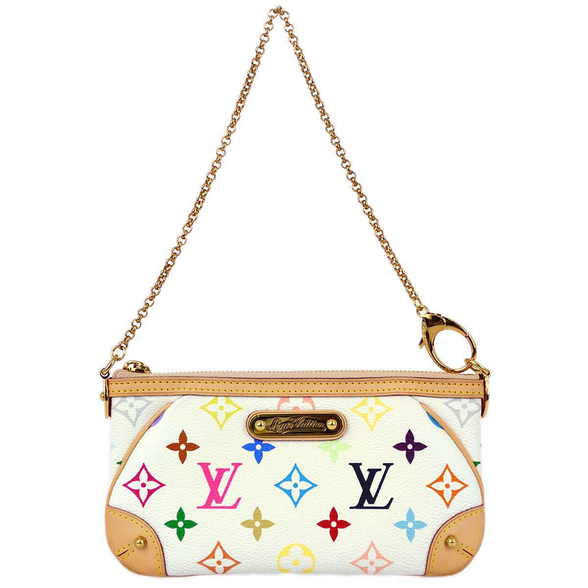 Louis Vuitton Multicolor Pochette Milla MM Handbag M60096