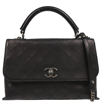 Chanel 2016-2017 Black Lambskin Urban Luxury 2way Handbag