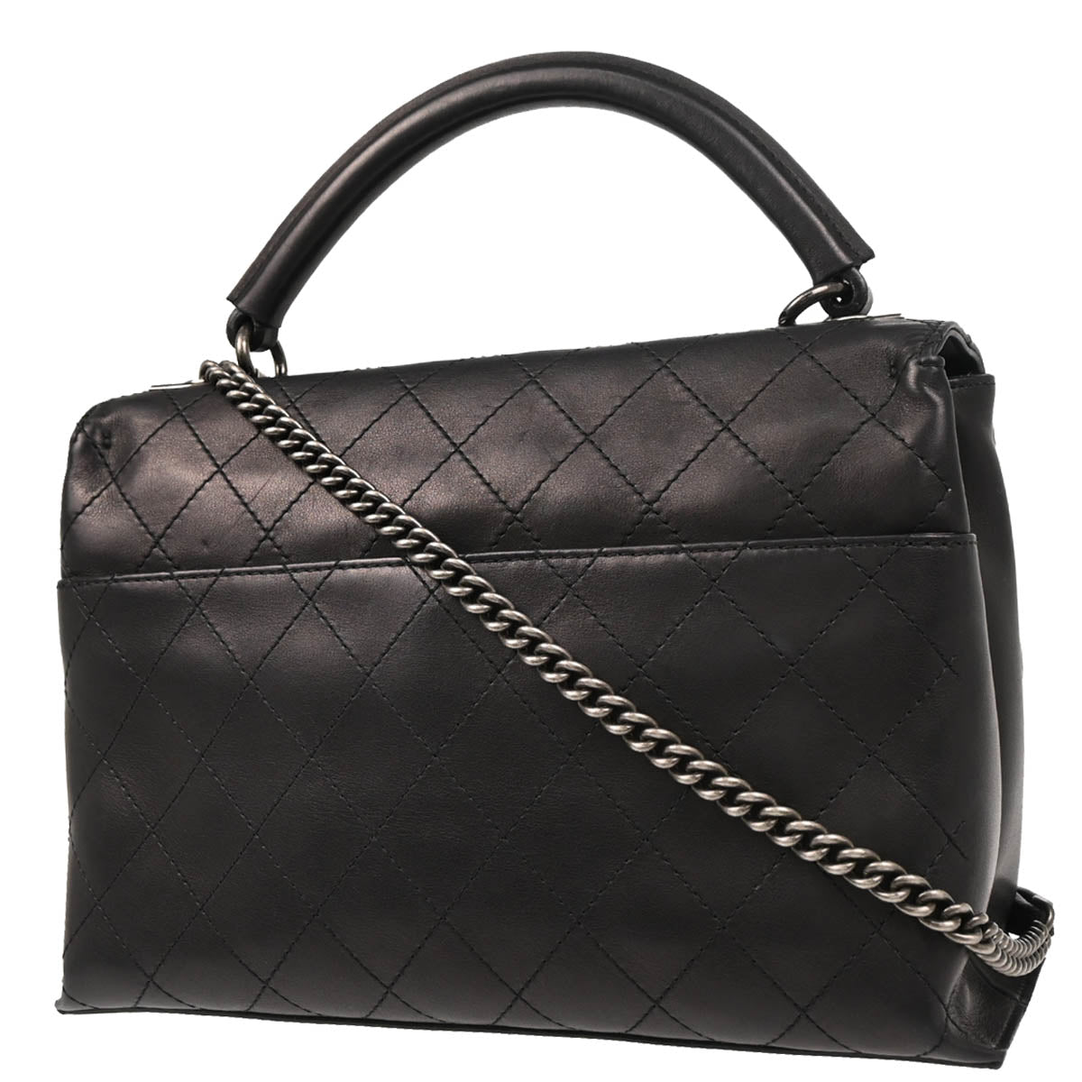 Chanel 2016-2017 Black Lambskin Urban Luxury 2way Handbag