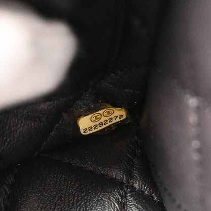 Chanel 2016-2017 Black Lambskin Urban Luxury 2way Handbag