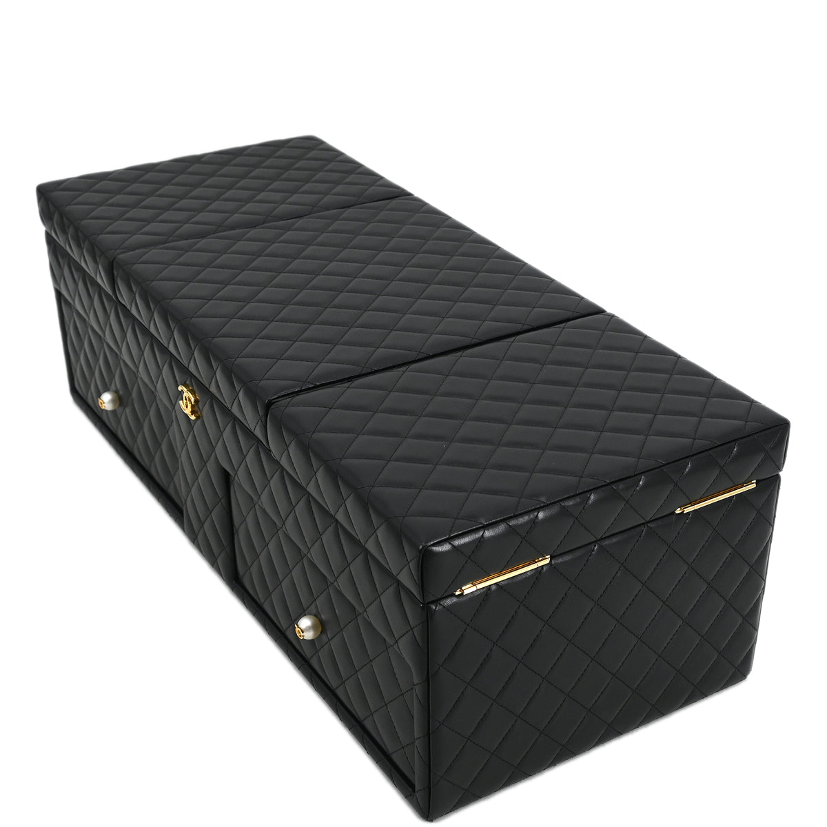 Chanel * 2019 Black Lambskin Jewelry Box