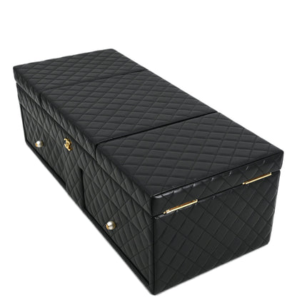 Chanel * 2019 Black Lambskin Jewelry Box