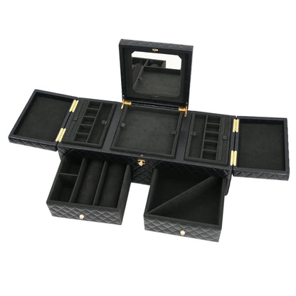 Chanel * 2019 Black Lambskin Jewelry Box