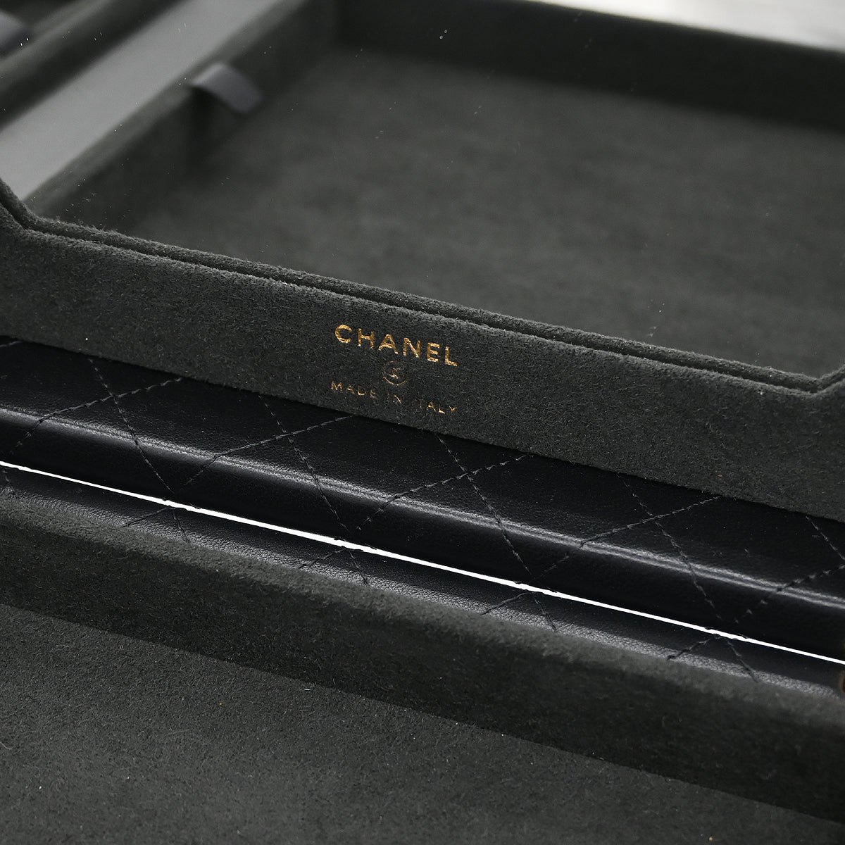 Chanel * 2019 Black Lambskin Jewelry Box