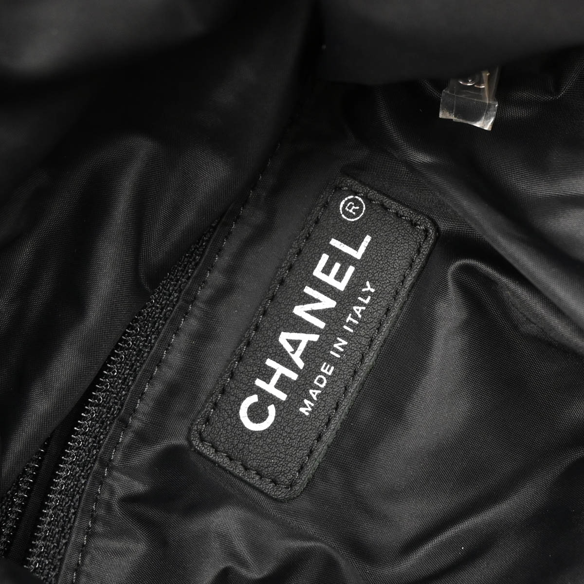 Chanel 2018-2019 White Black Wool Nylon 2way Backpack