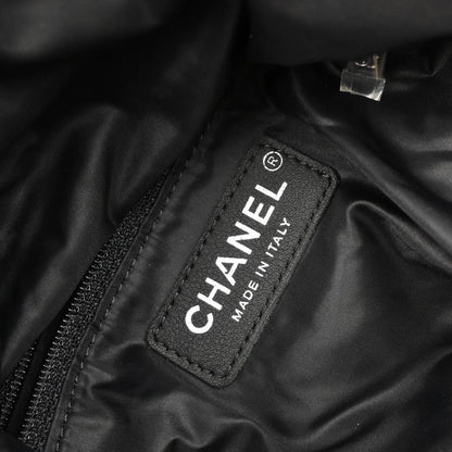 Chanel 2018-2019 White Black Wool Nylon 2way Backpack