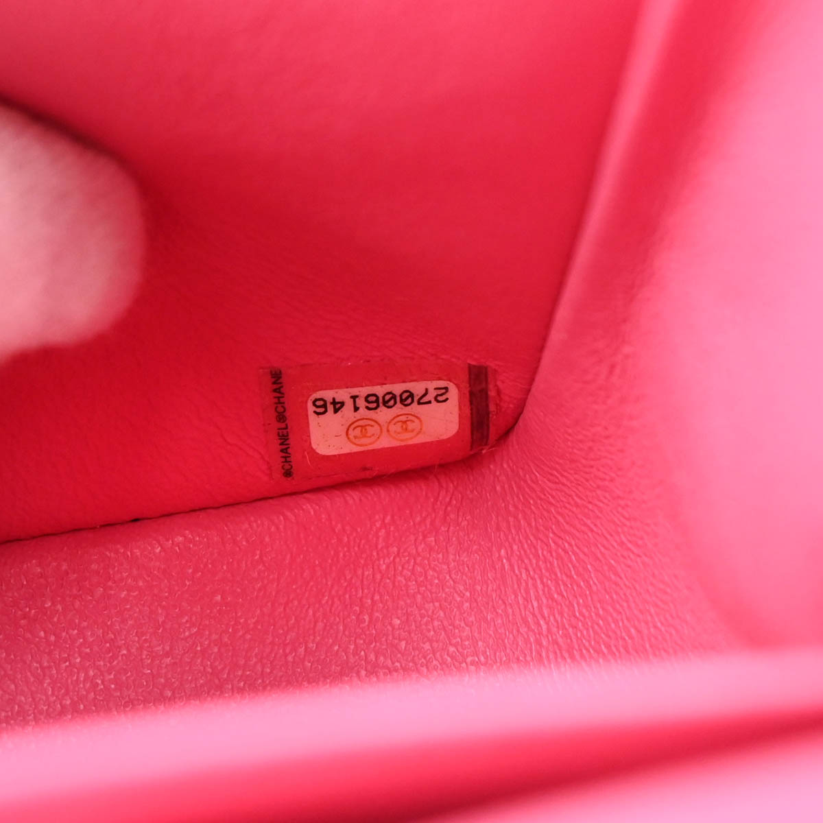 Chanel 2019 Pink Calfskin Caviar Medium Classic Double Flap Shoulder Bag