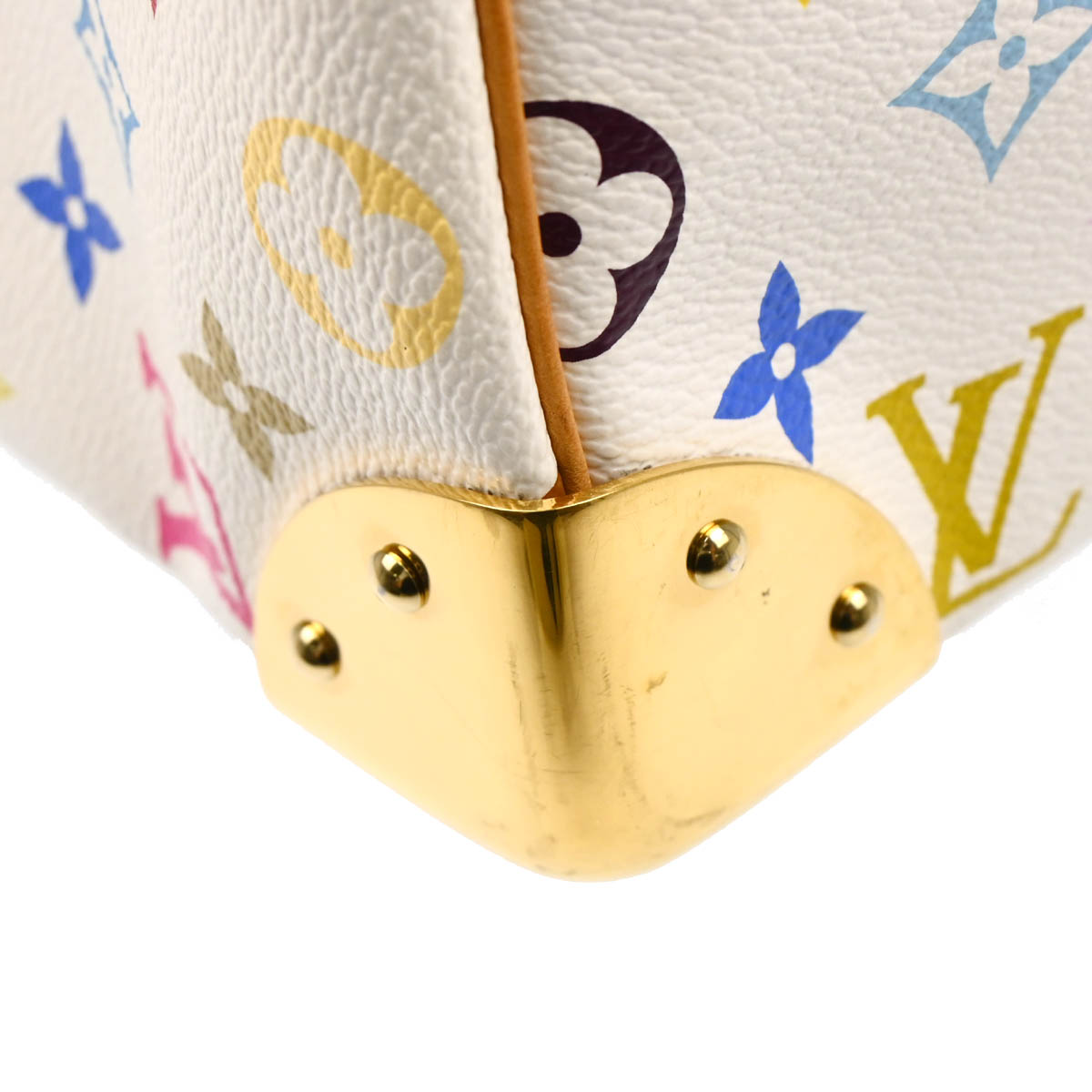 Louis Vuitton 2011 White Monogram Multicolor Speedy 40 Handbag M93216