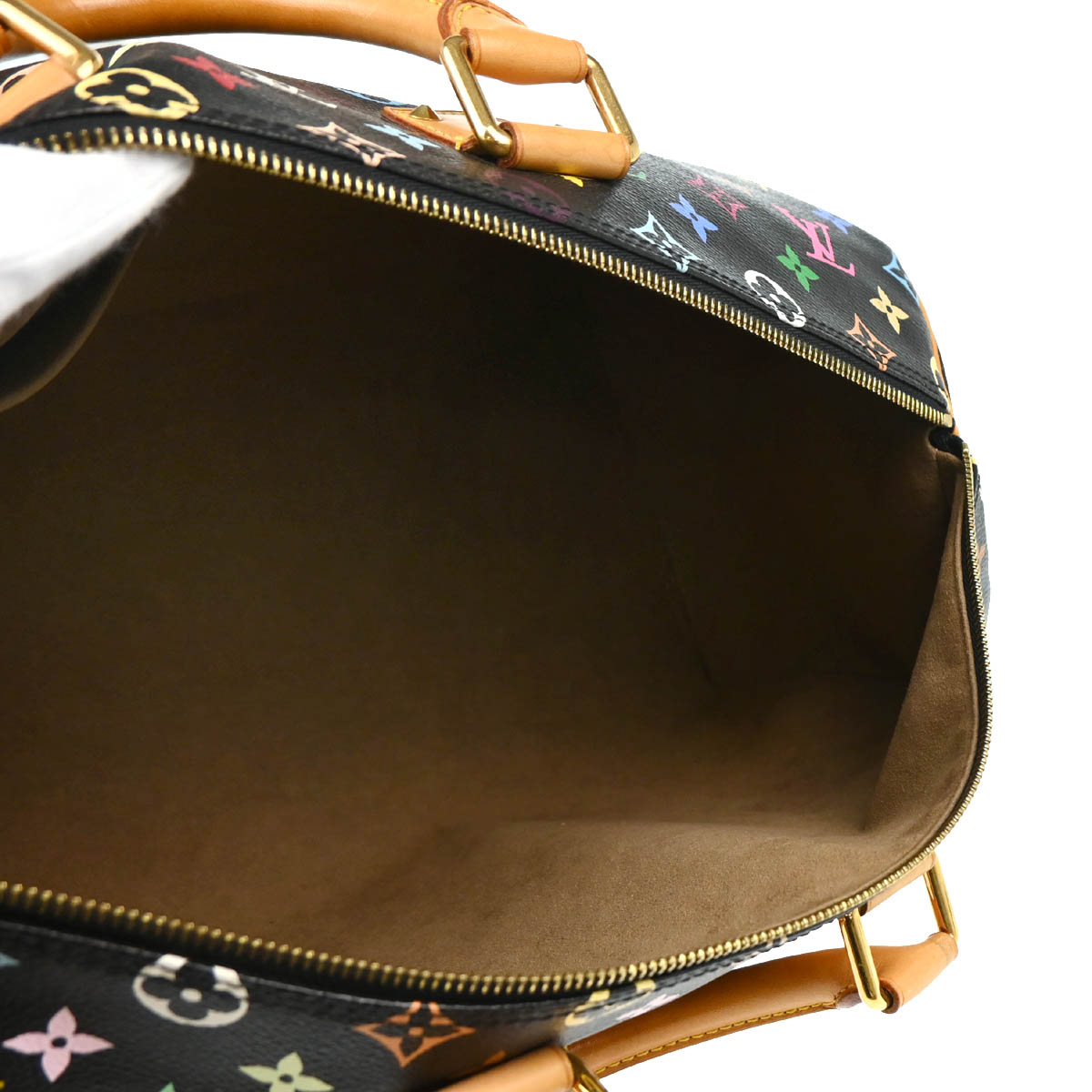 Louis Vuitton 2011 Black Monogram Multicolor Speedy 40 Handbag M93217