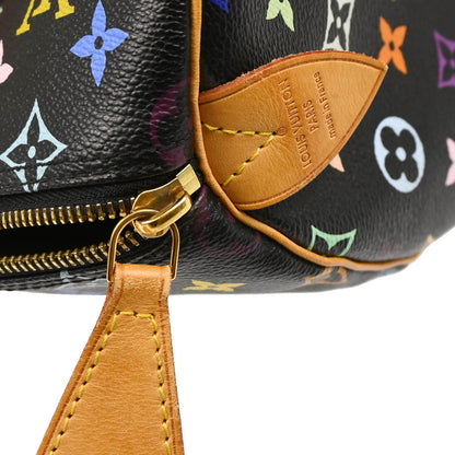 Louis Vuitton 2011 Black Monogram Multicolor Speedy 40 Handbag M93217