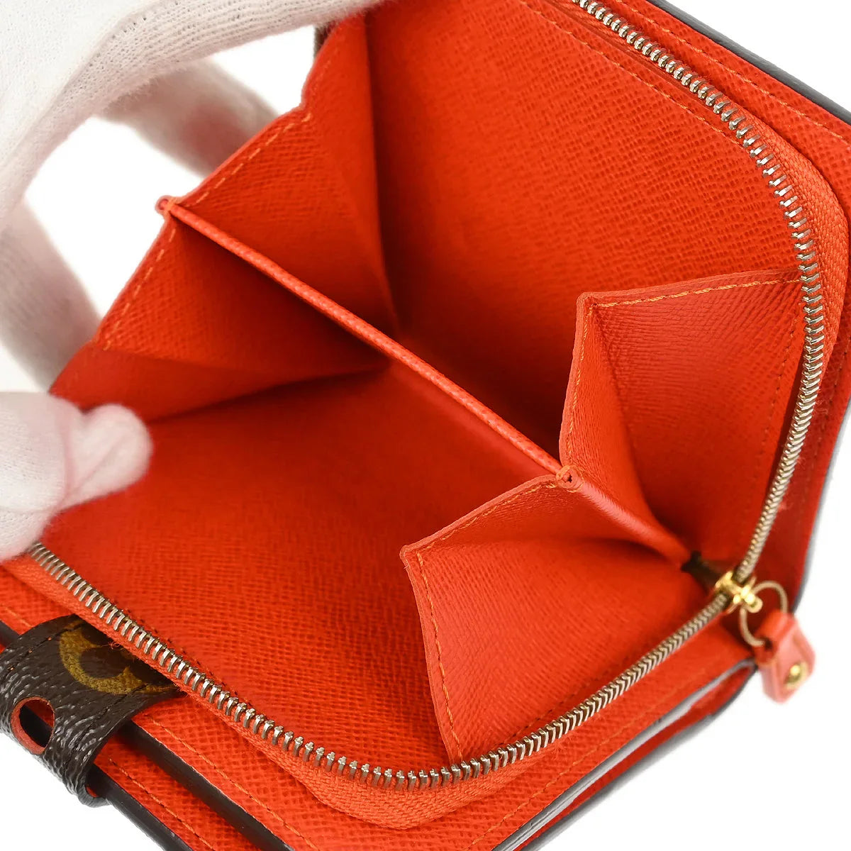 Louis Vuitton 2006 Monogram Perfo Compact Zip Wallet M95189