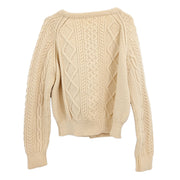 Chanel Cardigan Fisherman Sweater Ivory