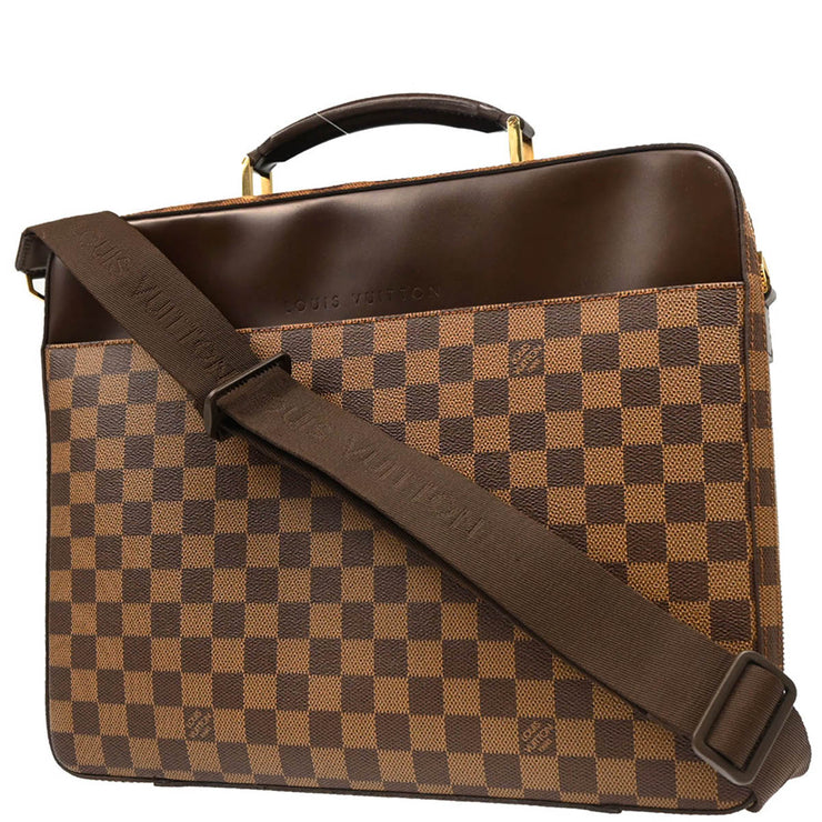 Louis Vuitton 2003 Damier Porte Ordinateur Savana Laptop Bag N53355