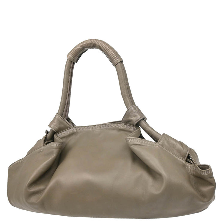 Loewe Gray Lambskin Nappa Aire Handbag