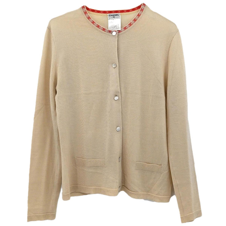 Chanel 2001 Cardigan Beige #38