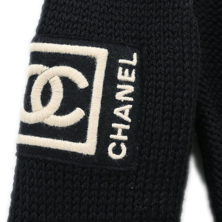 Chanel 2007 Sports Line Zip Up Sweater Black #34