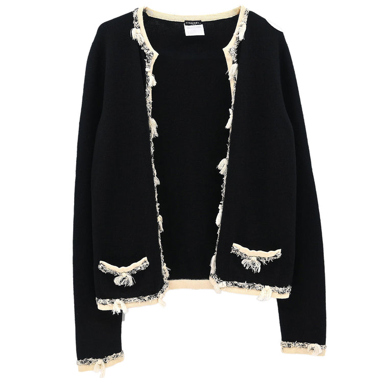 Chanel 2005 Cardigan Black #38