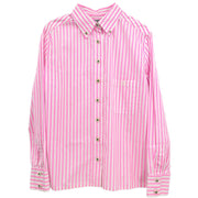 Chanel Shirt Blouse White Pink