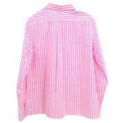 Chanel Shirt Blouse White Pink