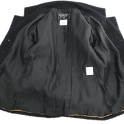 Chanel 1995 Single Breasted Jacket Black #36