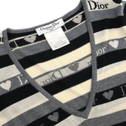 Christian Dior 2005 Sweater White Black Gray #42