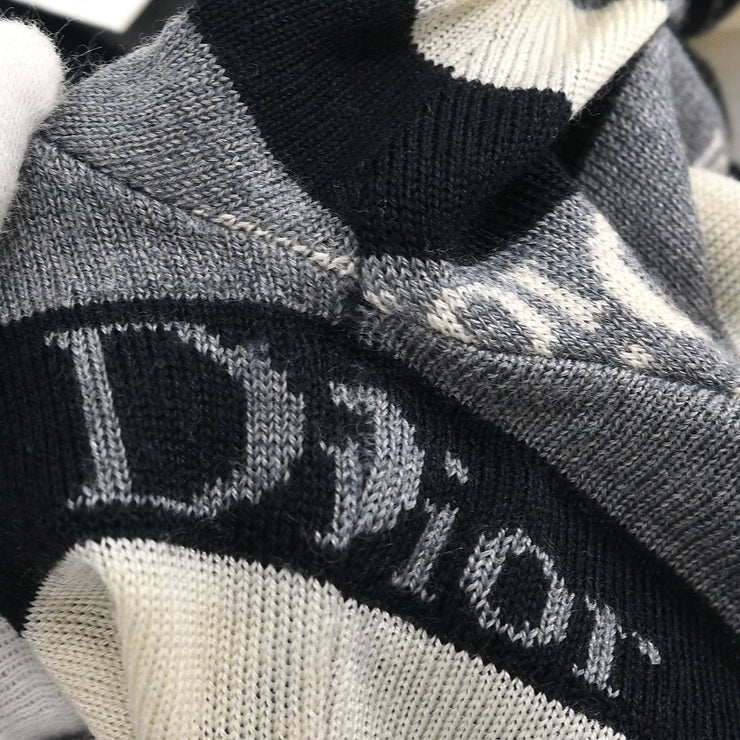 Christian Dior 2005 Sweater White Black Gray #42