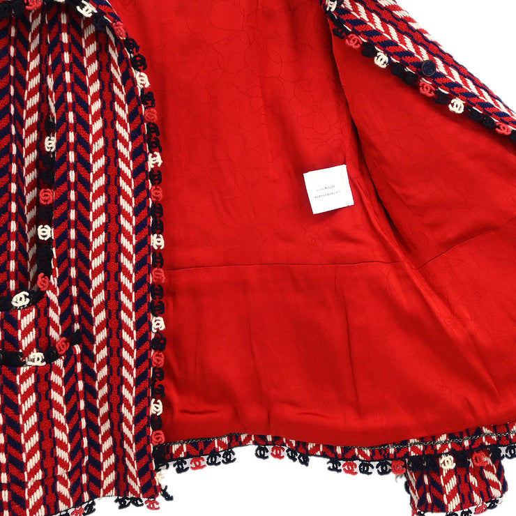 Chanel 2004 Jacket Red #40