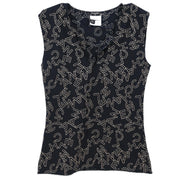 Chanel 2005 Sleeveless Top Black #40