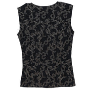 Chanel 2005 Sleeveless Top Black #40